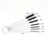 Pistola de pulverização caneta de pulverização ferramenta de limpeza escova de limpeza de tatuagem escova 304 escova de aço inoxidável