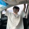 Ropa Japonesa Manga Corta Trece Líneas Ropa Pesada y Sencilla Guangzhou Cuello Blanco Camiseta para Hombre Pequeña para Junior Verano