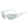 Gafas de sol Steampunk para mujer, gafas de sol deportivas con espejo, gafas punk, gafas de moda coloridas y tonales