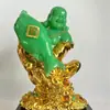 Adornos de Estatua de Buda, Artesanías de Resina, Adornos de Cumpleaños, Durazno de Cumpleaños, Buda Sonriente Estilo Chino, Ofrendas de Templo, Regalos para el Hogar para Otros