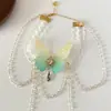 Anillo de Brazo con Borla de Mariposa de Encaje Puro Diseño de Nicho Cadena para Pierna Estilo Ins Cadena Corporal Exquisita Collar Nuevo