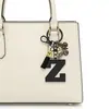 Llavero de Acero Inoxidable con Colgantes de 26 Letras, Accesorios para Bolsos, Colgante para Llavero, Joyería Coreana Estilo Goteo de Aceite al por Mayor
