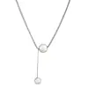 Nuevo Collar Versátil Estilo Coreano con Flor, Mariposa y Borla para Mujer Incrustado con Circonita Moda Estilo Simple Cadena para Clavícula Joyería al por Mayor