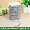 Casamento 6-14mm pérola string pérola cadeia com fio cadeia de contas artesanal diy decoração de cena de casamento material de pérola