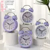 Reloj Despertador Luminoso de Dibujos Animados Creativos para Niños, Simple y Elegante, Multifuncional para Dormitorio Mesita de Noche Snooze Reloj Electrónico Venta al por Mayor