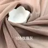 Tecido de Organza Macio Brilhante Semelhante ao Céu Estrelado, Tecido de Designer para Vestido Respirável com Proteção Solar