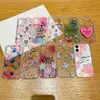 Funda de Teléfono Móvil Acrílica Pegamento para Polvo Suelto Dos en Uno de 2.0 mm Adecuada para Cámara Apple 1615Pro Diseño de Goteo de Aceite