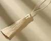 8cm Joyería Sachter Marcador de Libros Accesorios para el Cabello Pompones Gordos de Gama Alta Colgante de Borla Vintage Borla Vertical Colgante