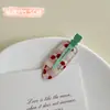 Pinzas para el pelo de color dopamina para mujer, pinzas laterales para flequillo de bebé en la frente, pasadores dulces, accesorios para la cabeza, estilo coreano, sensación de alta gama, pinzas de pico de pato