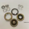 Conjunto de 4 peças de fivela de cinco garras oca de cobre combinação 7-21mm macacão de bebê babador acessórios de vestuário