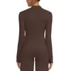 Chaqueta de yoga transpirable de nueva generación transfronteriza con cuello alto, cremallera, ajuste ceñido, chaqueta de moda, top casual para correr al aire libre y deportes