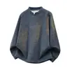 Sudadera de alta calidad, minimalista, con cuello en V y manga larga de la marca NASA para hombre, un top casual y moderno de otoño que se puede combinar fácilmente con otros atuendos.