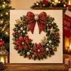 Kit de Pintura com Pérolas de Natal 5D Mais Vendido na Amazon DIY Decoração de Pintura com Diamantes Feita à Mão Papai Noel Guirlanda