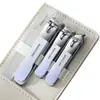 Cortaúñas portátil, venta al por mayor, cortaúñas para el hogar, juego completo, cuchillo de pedicura, herramientas de belleza para recortar uñas.