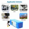Suministro Exclusivo Transfronterizo de Paquete de Batería de Litio 18650 de Gran Capacidad 36V 10S4P 100Ah 20000W con BMS XT60