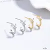 Pendientes de Mariposa con Tachuelas de Diamante para Mujer, Pendientes de Plata 925, Lujo Ligero y Sensación de Alta Gama, Joyería de Zirconia Marquise, Tachuelas para Hélice Auricular de Diseño Exclusivo