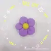 Broche de flor de algodón de cinco pétalos de color caramelo pequeño y fresco, flor abullonada tridimensional, accesorios para el cabello de niñas, accesorios para ropa y sombrero de sol