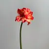 Novas flores artificiais impressas em 3D Clívia e Amarílis para arranjos florais estilo chinês, hall de entrada, sala de estar, decoração de hotel, flores de lobby