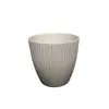 Macetas sencillas con aspecto de porcelana, maceteros de plástico engrosado para uso interior y exterior, aptas para balcones y plantas
