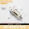 Processador de Fonte de Ar Tipo SMC AC3010-03 Filtro Regulador de Pressão Duas Peças Separador de Óleo-Água Dreno para Compressor de Ar