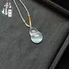 Colar com Pingente de Cabeça de Gato Pedra Olho de Gato Corda Trançada, Corrente Multicolorida Fofa para Clavícula de Gato, Acessórios Simples para Meninas, Atacado