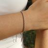Pulsera nueva de acero inoxidable con cuentas de arroz de oliva, joyería de mano para mujer a la moda, accesorios de estilo retro de moda al por mayor