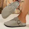 Nuevos Zuecos de Mujer Estilo Birkenstock con Suela Gruesa, Zapatos Cerrados sin Cordones, Zapatos Perezosos Antideslizantes, Retro, Tallas 36-43