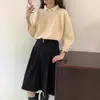 Suéter casual estilo europeu e americano transfronteiriço, com corte relaxado para mulheres, nova coleção outono/inverno, top de malha solto e macio