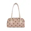 Bolso de bolos de lunares de moda para mujer, bolso de nicho, bolso casual de axila, bolso de hombro versátil de gran capacidad para el día a día