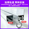 Cortina de puerta de algodón plegable push-pull, engrosada para abrigar en invierno, adecuada para centros comerciales, almacenes frigoríficos, túneles de lavado, impermeable, insonorizada, divisoria, cortina de puerta engrosada