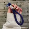 Novo Cordão de Pelúcia de Inverno para Celular Corda Curta Portátil Chaveiro Criativo Corda Anti-Perda Cordão para Capa de Celular Atacado