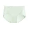Nuevas bragas sin costuras para mujer de cintura media-alta, 100% algodón puro, entrepierna extendida antibacteriana, alta elasticidad, transpirables, ropa interior sin costuras para mujer