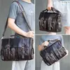 Maletín de Cuero Genuino para Computadora Amazon Capa Superior Piel de Vaca Bolso de Mano de Negocios Moda para Hombre Bolso Colgante de Hombro para Oficina