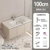Nuevo Gabinete de Baño Combinación de Lavabo de Cerámica Inodoro Lavamanos Balcón Lavabo Doméstico Lavabo para la Cara Baño