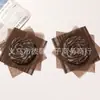Diseño Floral Estilo Antiguo Tela Hecha a Mano Accesorios de Flor de Rosa Ropa DIY Accesorios para Tocados Corsage
