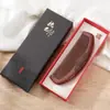 Peine de Madera Tallada de Sándalo Rojo Natural con Mango Largo, Peine de Dientes Anchos, Caja de Regalo, Reunión Anual, Regalo del 38º Festival, Peine Masajeador para Mujeres