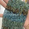 Piedra Turmalina, Granate, Ágata, Piedra Lunar, Lapislázuli, Cristal Cuentas Facetadas de 3 mm, Cuentas Sueltas para Manualidades