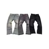 AliExpress Wish Moda Outono 2026 Jeans Lavado Vintage Desgastado Calças Compridas Casuais Tendência High Street Americana