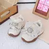 Zapatos de Caminar Transpirables Estilo Coreano para Niños Pequeños Decoración de Lazo de Dibujos Animados Zapatos Funcionales Antideslizantes Suela Suave Zapatos para Bebé