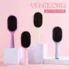 Peine de Hueso con Mango Largo Vertical Peine de Cerdas Masajeador para el Hogar Estudiante Peine de Cubo de Aire Peine de Curva Grande Peine de Aire para Cabello Esponjoso