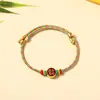 Pulsera de Hilo Rojo Estilo Nuevo Festival del Bote del Dragón, Pulsera Trenzada Colorida Año del Caballo, Pulsera de Hilo Rojo Tejida a Mano que No se Desvanece, Al por Mayor en Stock
