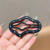 Nuevo Pasador de Pelo de Cuero con Lunares Estrella de Cinco Puntas Nube Pinza BB Flequillo Lateral Clip Lateral Pasador Accesorios para el Cabello Sombrerería Nuevo