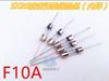 Fusible de tubo de vidrio de 5 x 20 mm con tapa simple y cable conductor, fusible de vidrio, tubo fusible