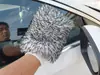 A Suporta Luvas de Lavagem de Carros de Fibra Fina Personalizadas Fortemente Absorventes de Água Veludo Mágico Urso Garra para Limpar Carro Luvas Multiuso para Carro