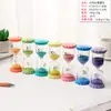 Regalo para estudiante reloj de arena con degradado 3/5/10/15/30 minutos para el hogar alivio del estrés embudo adorno de escritorio