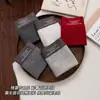 Serie Gris Calzones de Algodón Puro para Mujer de Corte Cuadrado Pequeño, Cintura Media-Alta, Seda de Morera, 10A Antibacteriano, Entrepierna Extendida, Algodón para Bebés Clase A, Tallas Grandes