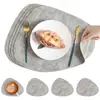 Mantel con Forma de Gota Estilo Nórdico, Impermeable, Resistente al Aceite, Mantel Termoaislante para Mesas de Comedor de Restaurantes y Hoteles, Uso Doméstico, Mantel de Gama Alta Estilo Occidental