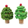 Adorno de Árbol de Navidad de Lana Tejido a Crochet Hecho a Mano de la Fábrica de Origen, Regalo Creativo, Nuevo Modelo Transfronterizo