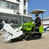 Fabricante de colheitadeiras de esteira de 25 cavalos exporta colheitadeiras de soja de alimentação total movidas a diesel