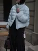 Moda Versátil Adelgazante Ajuste Holgado Nuevo Estilo Abrigo de Invierno para Mujeres Menudas Estilo Coreano Moda Adelgazante Abrigo de Algodón Otoño/Invierno 2026